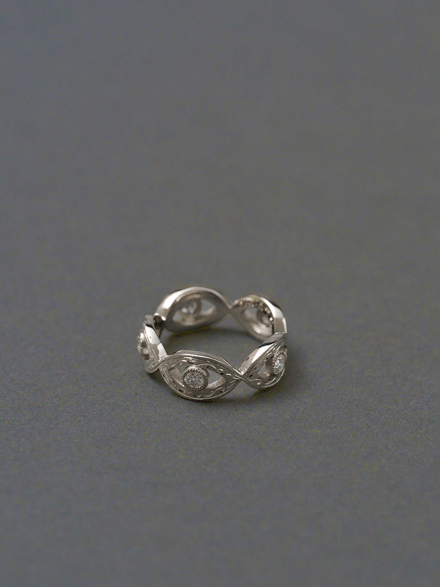 Evil eye full-eternity Ring <受注生産>