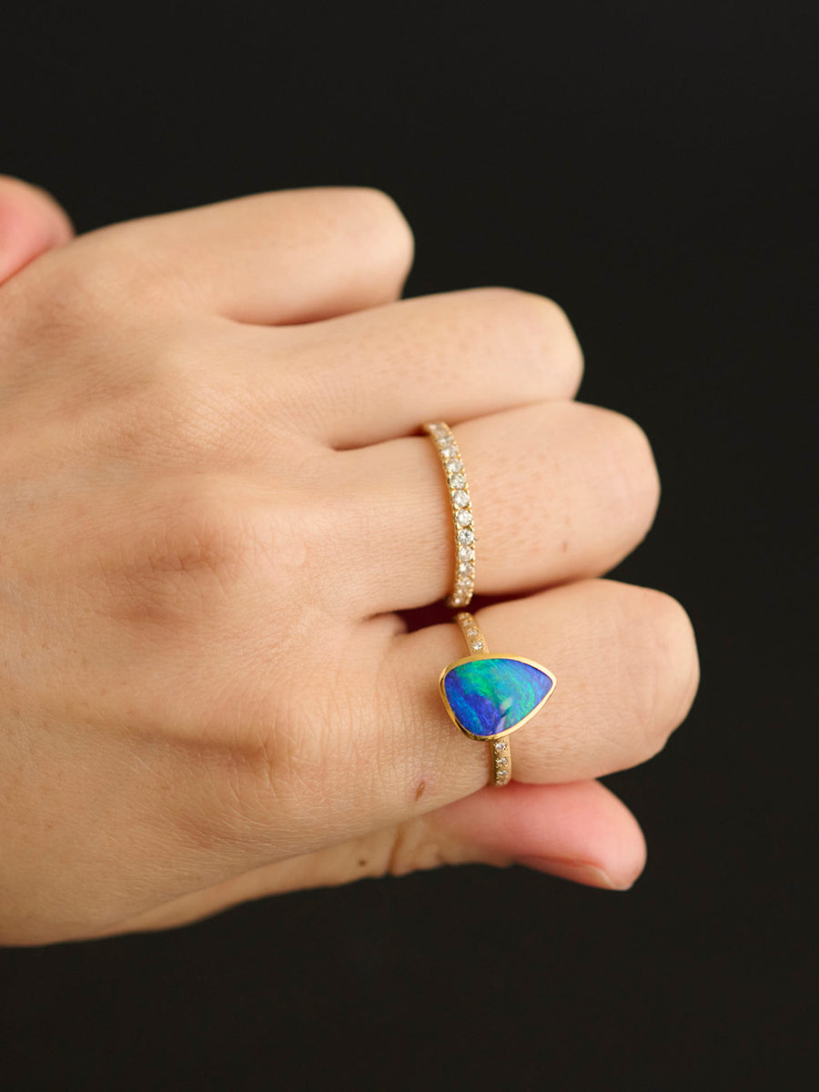 Doublet Opal Ring