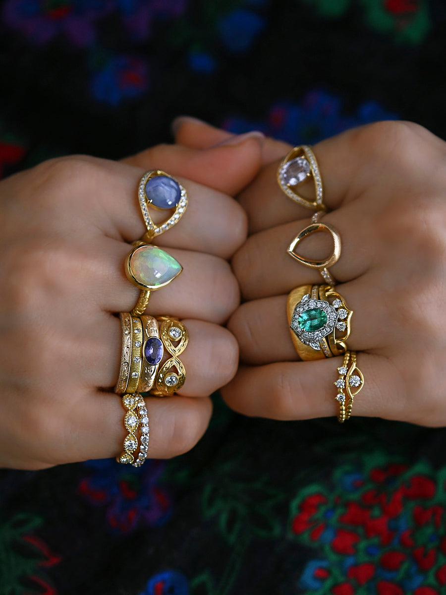 Evil eye / Eye lush Ring
