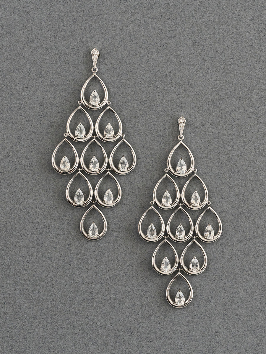 【8月限定】Lotus  pierce_White Topaz
