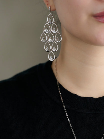 【8月限定】Lotus  pierce_White Topaz