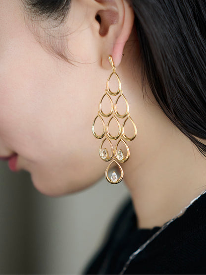 【8月限定】Lotus  pierce_White Topaz