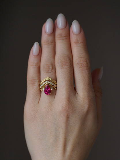 Moroccan Taj Ring / Japanese handengraving_01