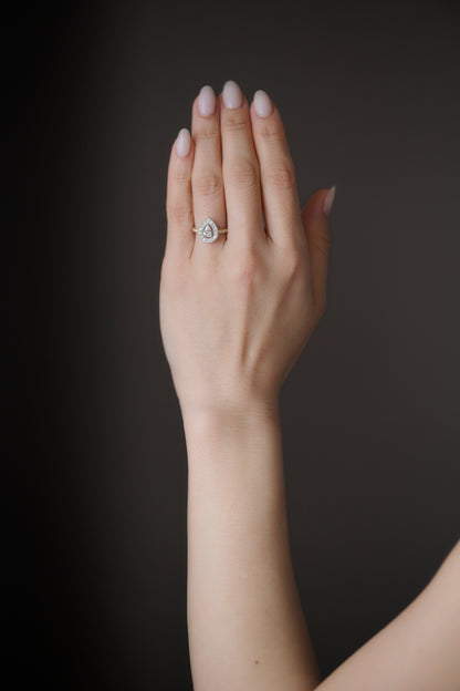 Lotus / Ring Light Yellow Diamond ＜１点もの＞