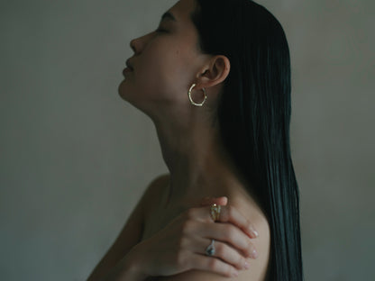 Evil eye hoop pierce K10