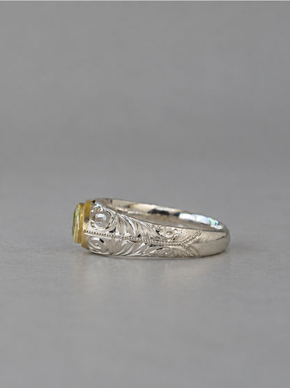 Evil eye Signet Ring_tourmaline