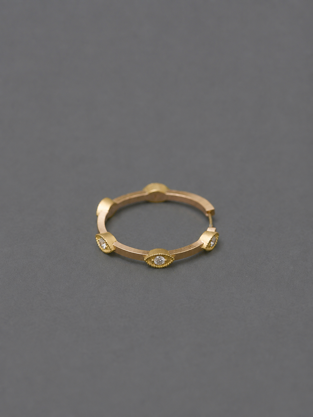 Evil eye hoop pierce K10
