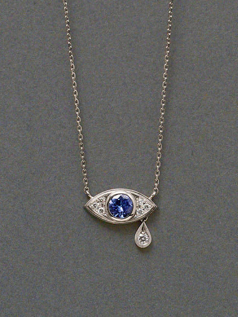 Evil eye / Necklace_Tanzanaite　＜一点もの＞