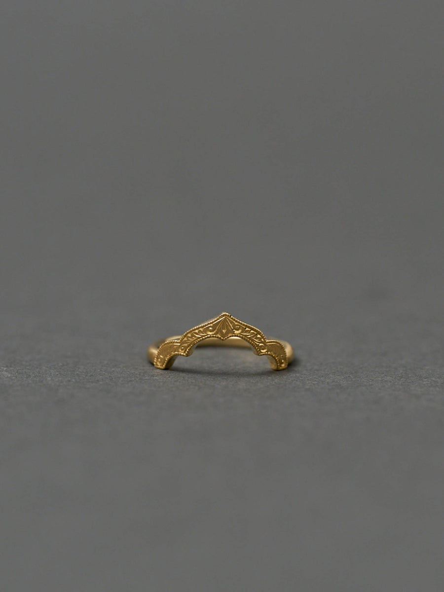 Moroccan Taj Ring / Japanese handengraving_01
