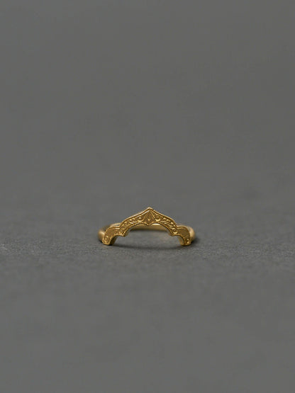 Moroccan Taj Ring / Japanese handengraving_01