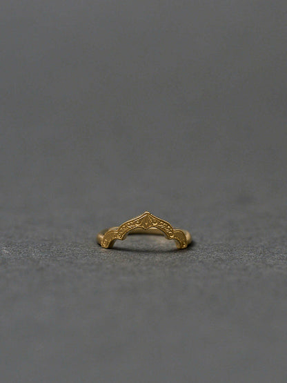 Moroccan Taj Ring / Japanese handengraving_01