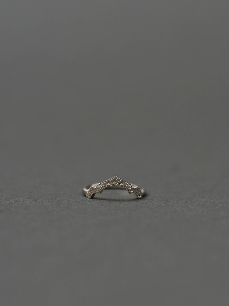 Moroccan Taj Ring / Japanese handengraving_01 – Kagann ＜カガン＞