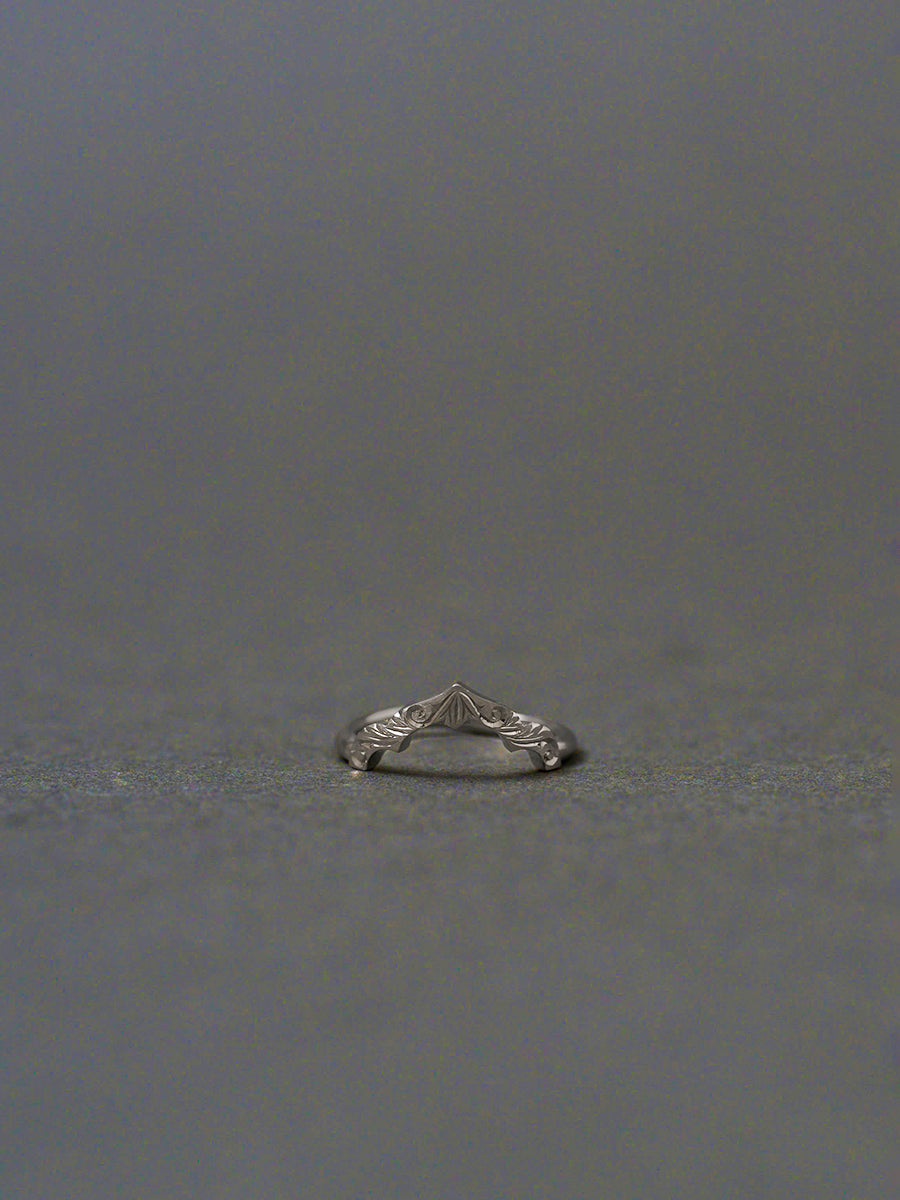 Moroccan Taj Ring / Japanese handengraving_02
