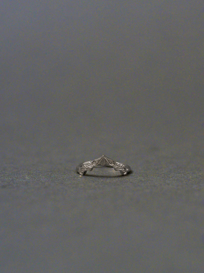 Moroccan Taj Ring / Japanese handengraving_02