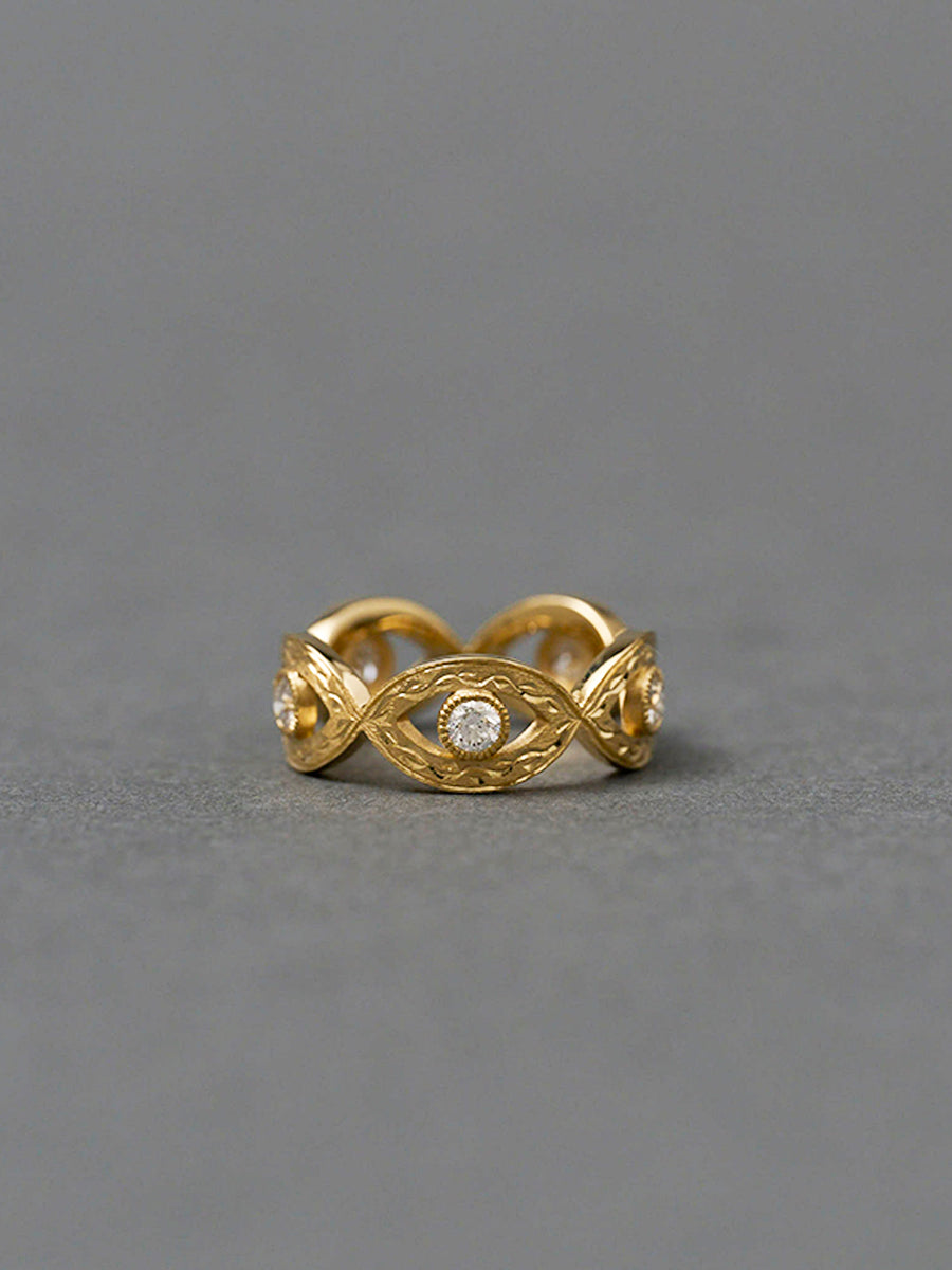 Evil eye full-eternity Ring　＜受注生産＞