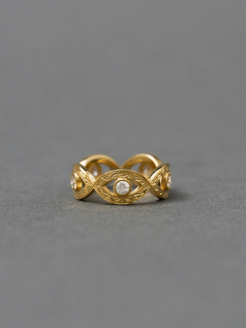 Evil eye full-eternity Ring ＜受注生産＞