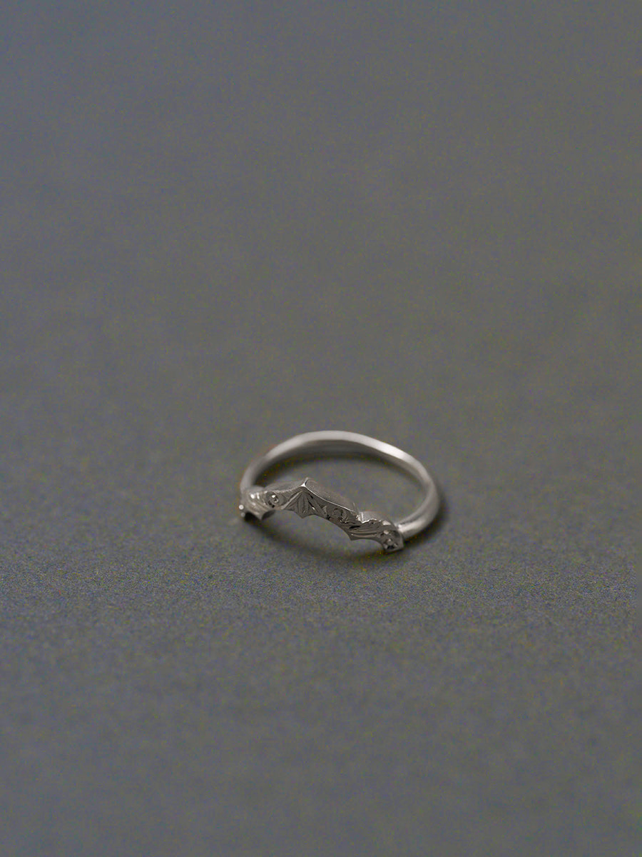 Moroccan Taj Ring / Japanese handengraving_02