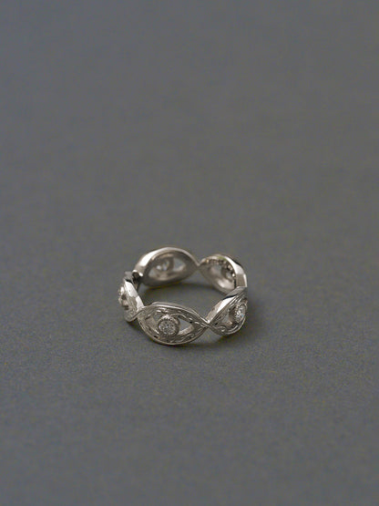 Evil eye full-eternity Ring　＜受注生産＞