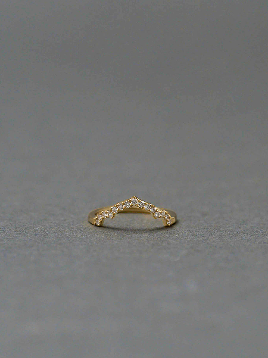 Moroccan / Taj Ring Diamond