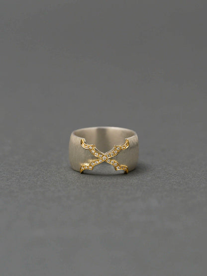 Moroccan Double-Band Ring
