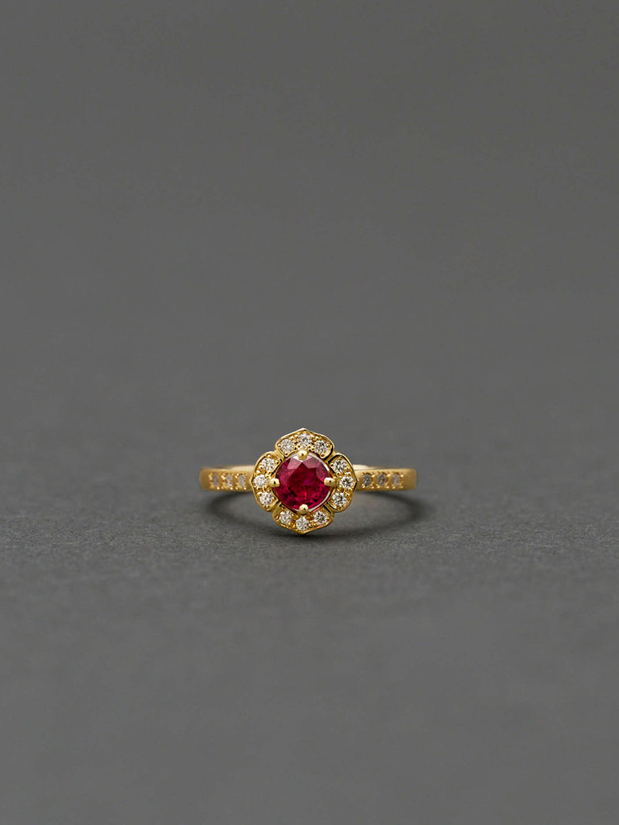 Moroccan Flora / Ring Ruby