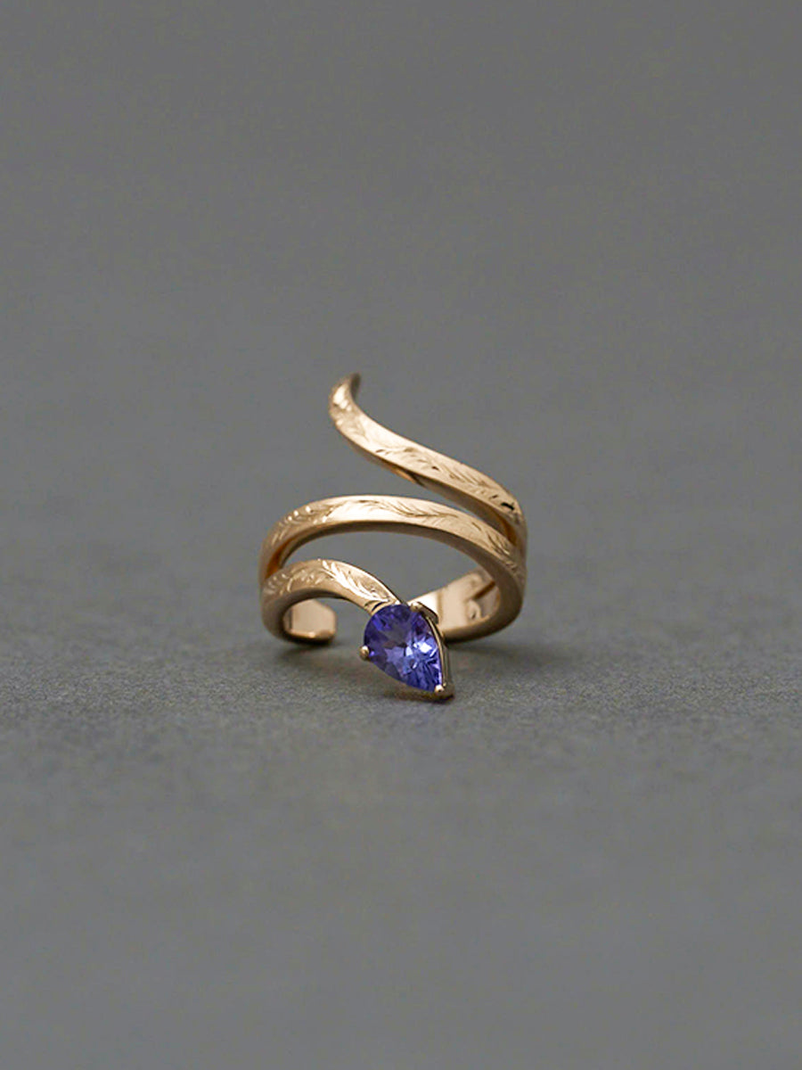 Eden / Snake Ear cuff <Left> Tanzanite