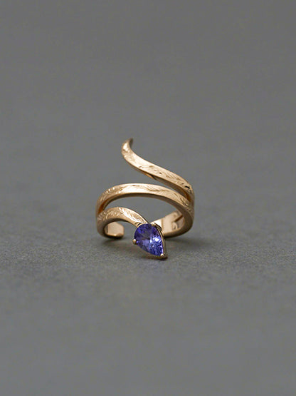 Eden / Snake Ear cuff <Left> Tanzanite