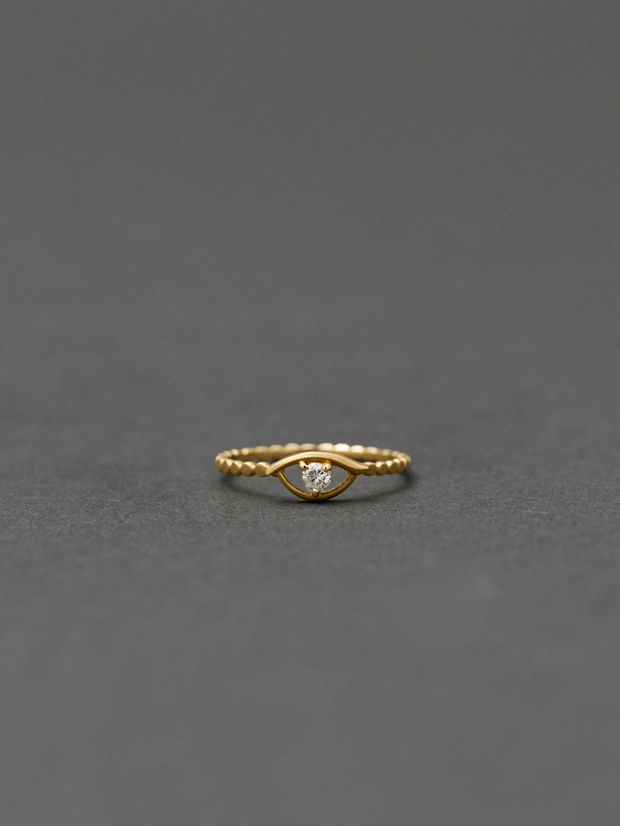 Evil eye petit Ring