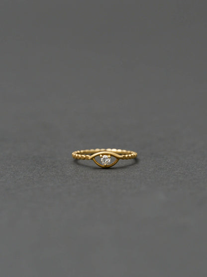 Evil eye petit Ring
