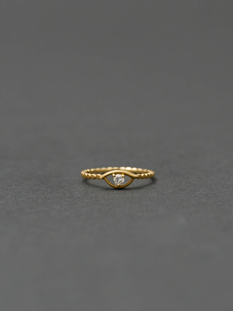 Evil eye petit Ring　＜受注生産＞