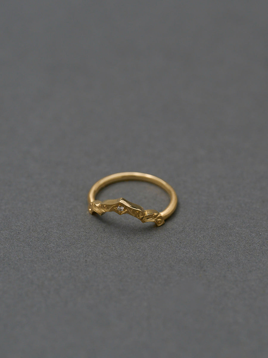 Moroccan Taj Ring / Japanese handengraving_02