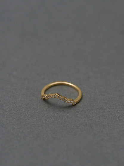Moroccan / Taj Ring Diamond