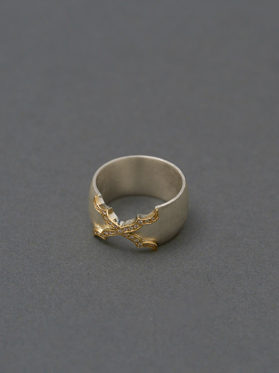 Moroccan Double-Band Ring