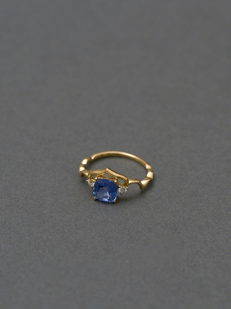 Moroccan / Taj ring_Blue Sapphire　＜一点もの＞