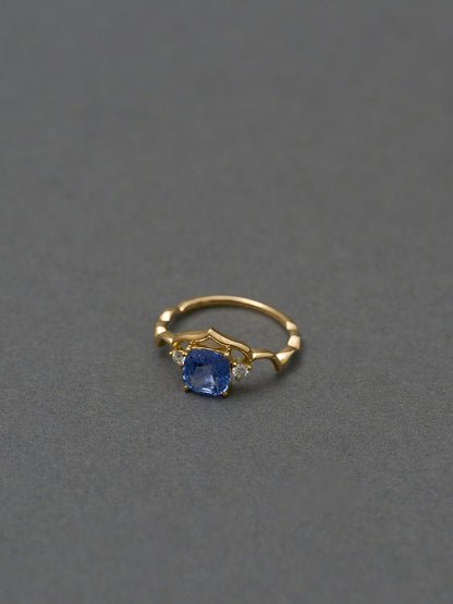 Moroccan / Taj ring_Blue Sapphire　＜一点もの＞