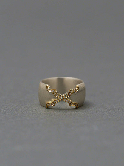 Moroccan Double-Band Ring