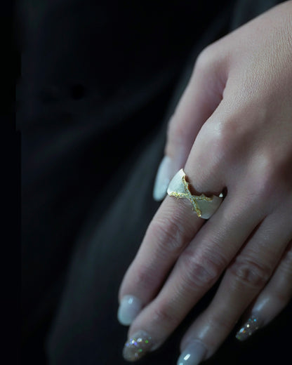 Moroccan Double-Band Ring