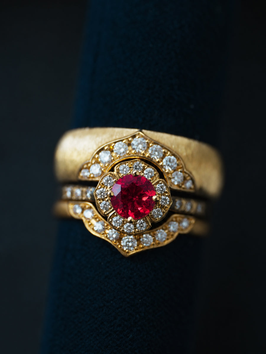 Moroccan Flora / Ring Ruby