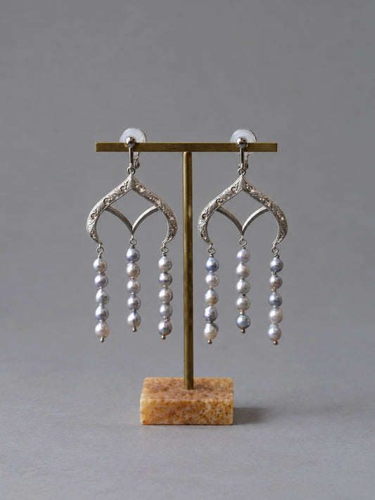Chandelier  pierce_AKOYA Pearl