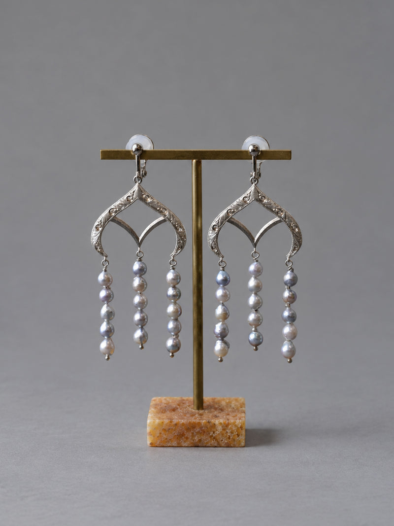 Chandelier  pierce_AKOYA Pearl