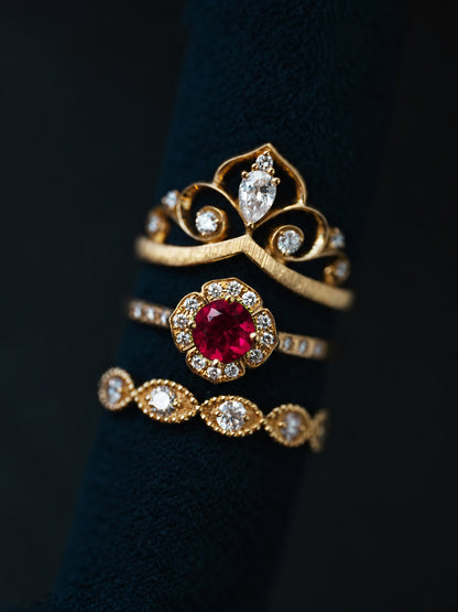 Moroccan Flora / Ring Ruby