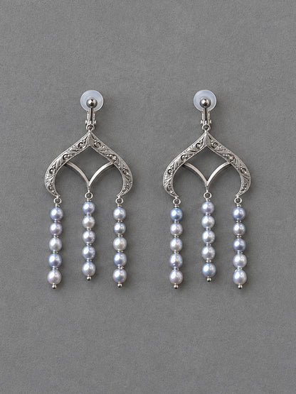 【数量限定】Chandelier  pierced earrings（AKOYA）