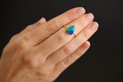 Doublet Opal Ring