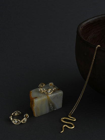 Eden / K18 Snake Necklace