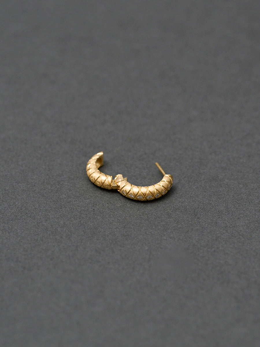 Eden / Snake scales hoop Pierce