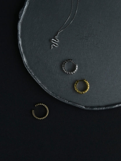 Eden / Snake scales hoop Pierce