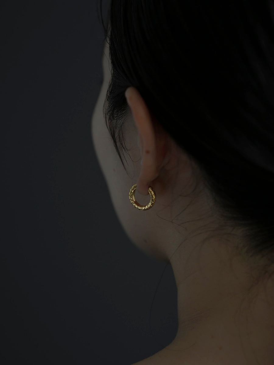 Eden / Snake scales hoop Pierce