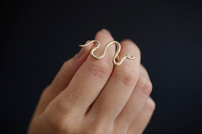 Eden / Snake Bar Ring