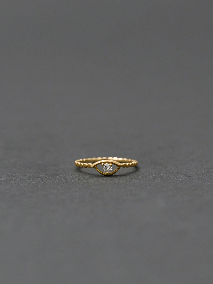 Evil eye petit Ring