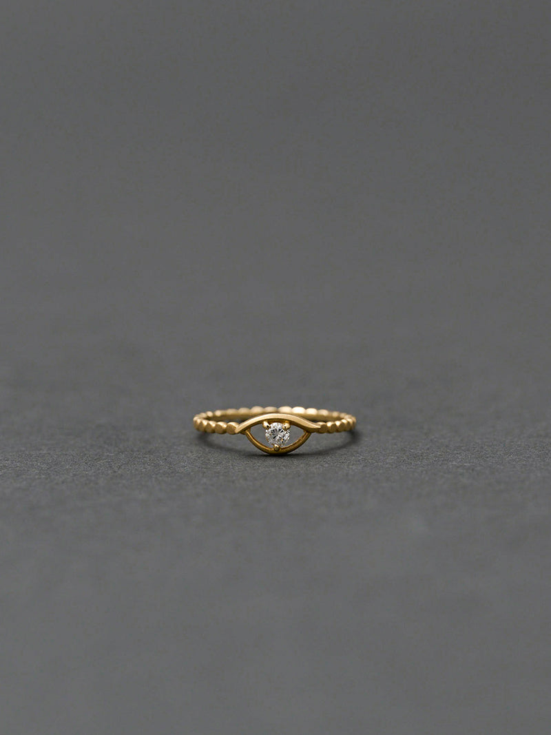 Evil eye petit Ring